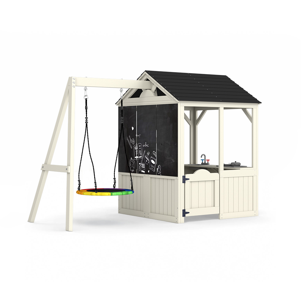 Kids Outdoor House With Kitchen - أثاث ومباني حدائق، بيت لعب للأطفال،