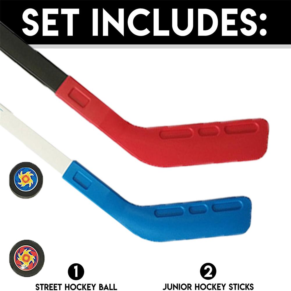 Kids Outdoor Hockey Set - مجموعة عصا هوكي بلاستيكية بطول 72
