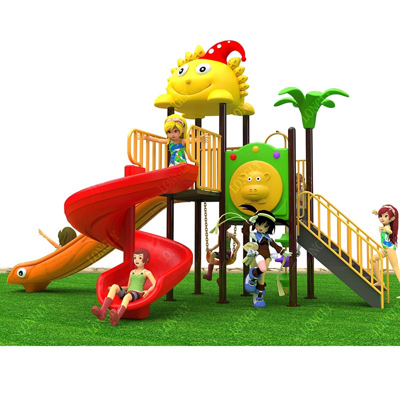 Kids Outdoor Education - زحليقة بلاستيكية تجارية 450×270×280 سم للأطفال