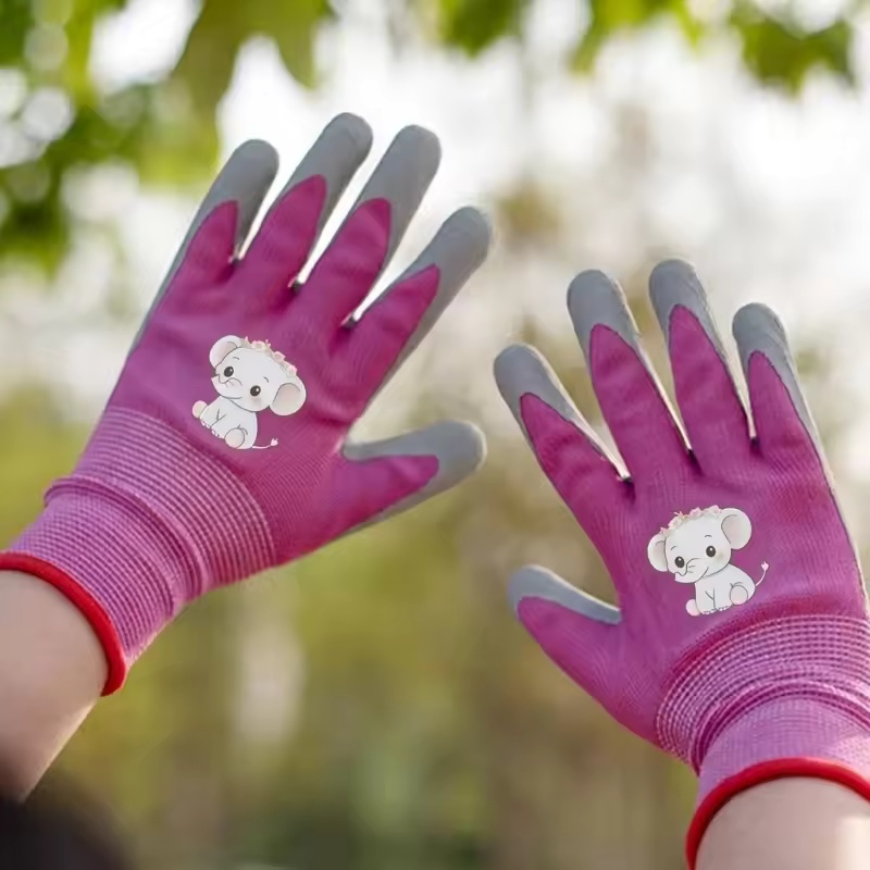 Kids Outdoor Activity Centre - قفازات عمل للأطفال للحدائق، قفازات أمان