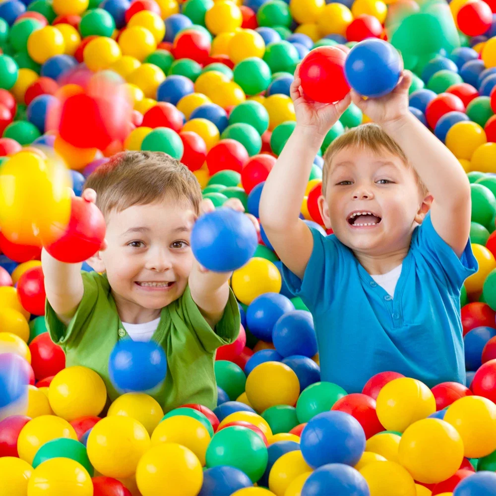 Kids Outdoor House Accessories - كرة بلياردو بلاستيكية ناعمة للأطفال ،