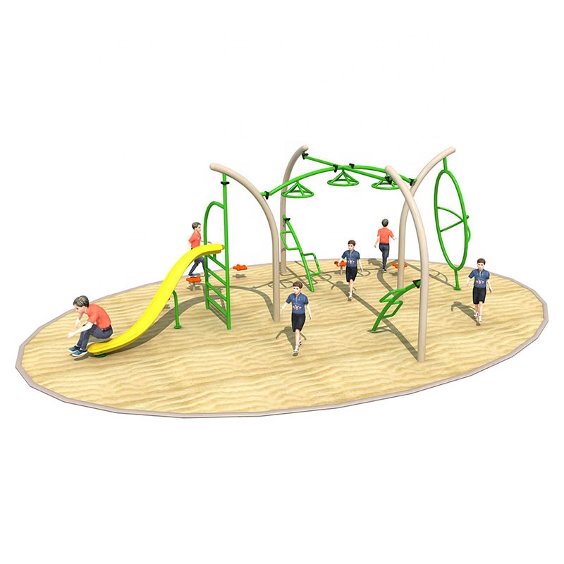 Kids Outdoor Monkey Bars - قضبان معدنية للأطفال، ألواح تسلق الجدران
