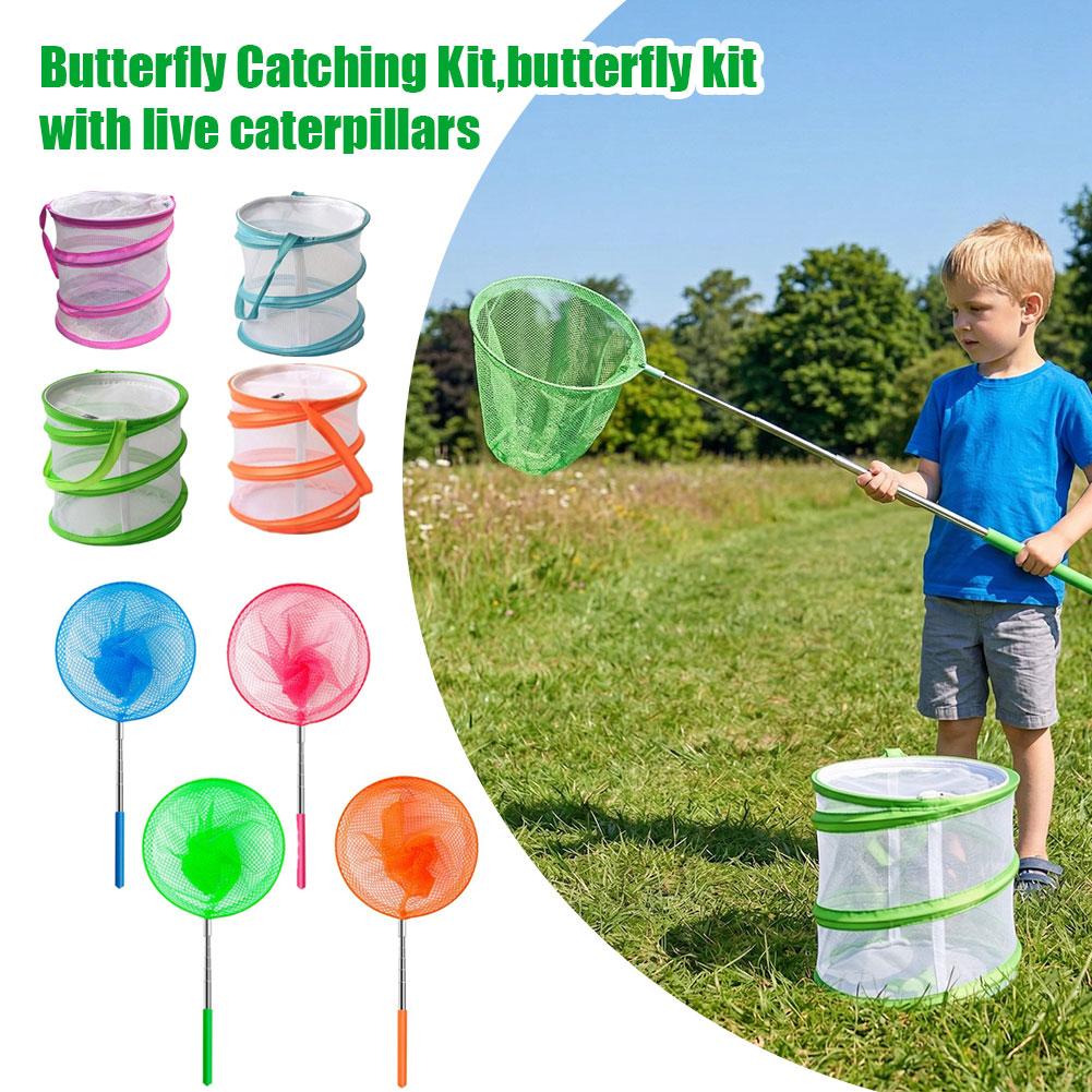 Kids Outdoor Education - طقم صيد الفراشات للأطفال، قفص حشرات