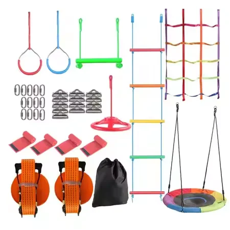 Kids Outdoor Monkey Bars - مجموعة أدوات تدريب الأطفال المتنقلة للمسار
