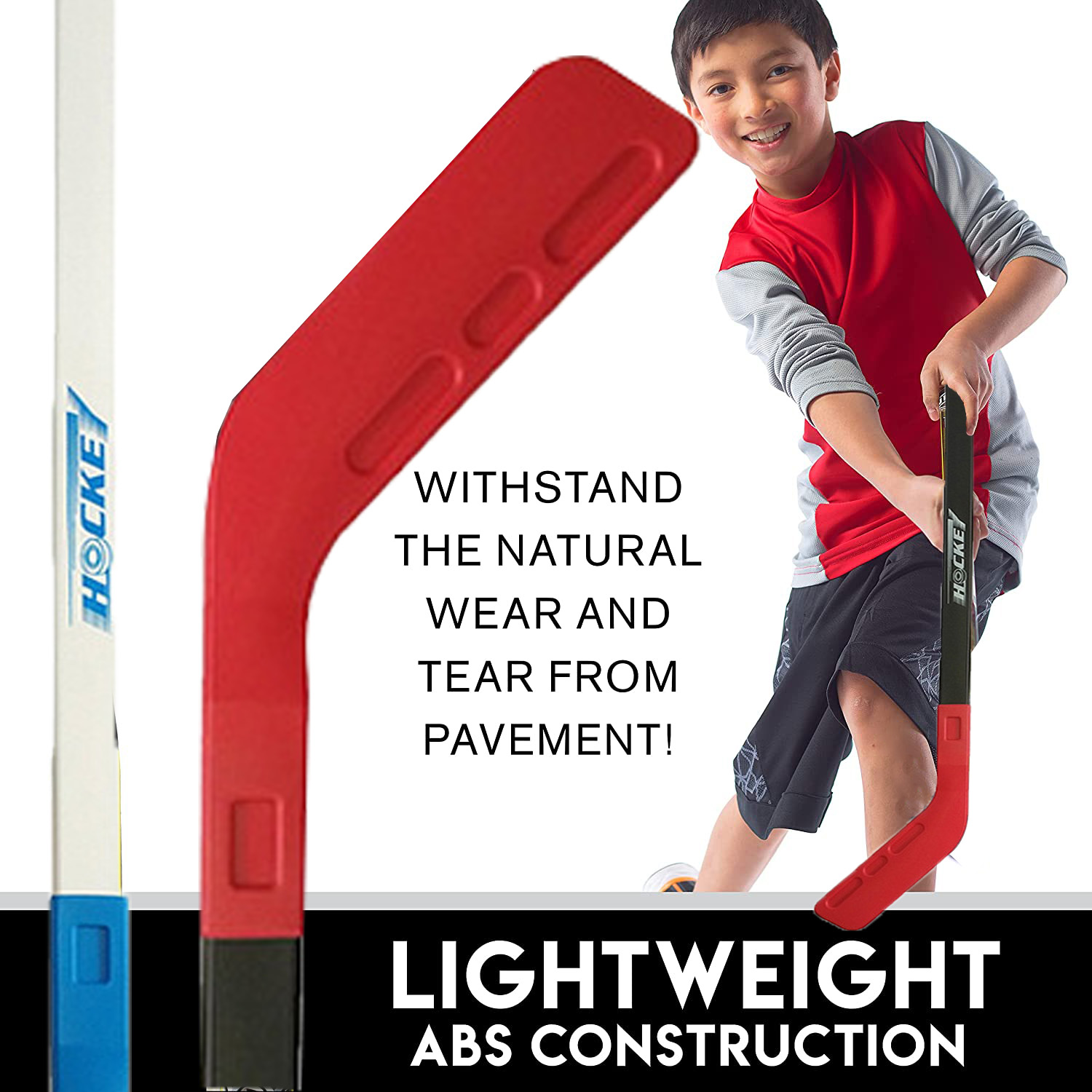 مجموعة عصا هوكي بلاستيكية بطول - مراجعة Kids Outdoor Hockey Set وسعره
