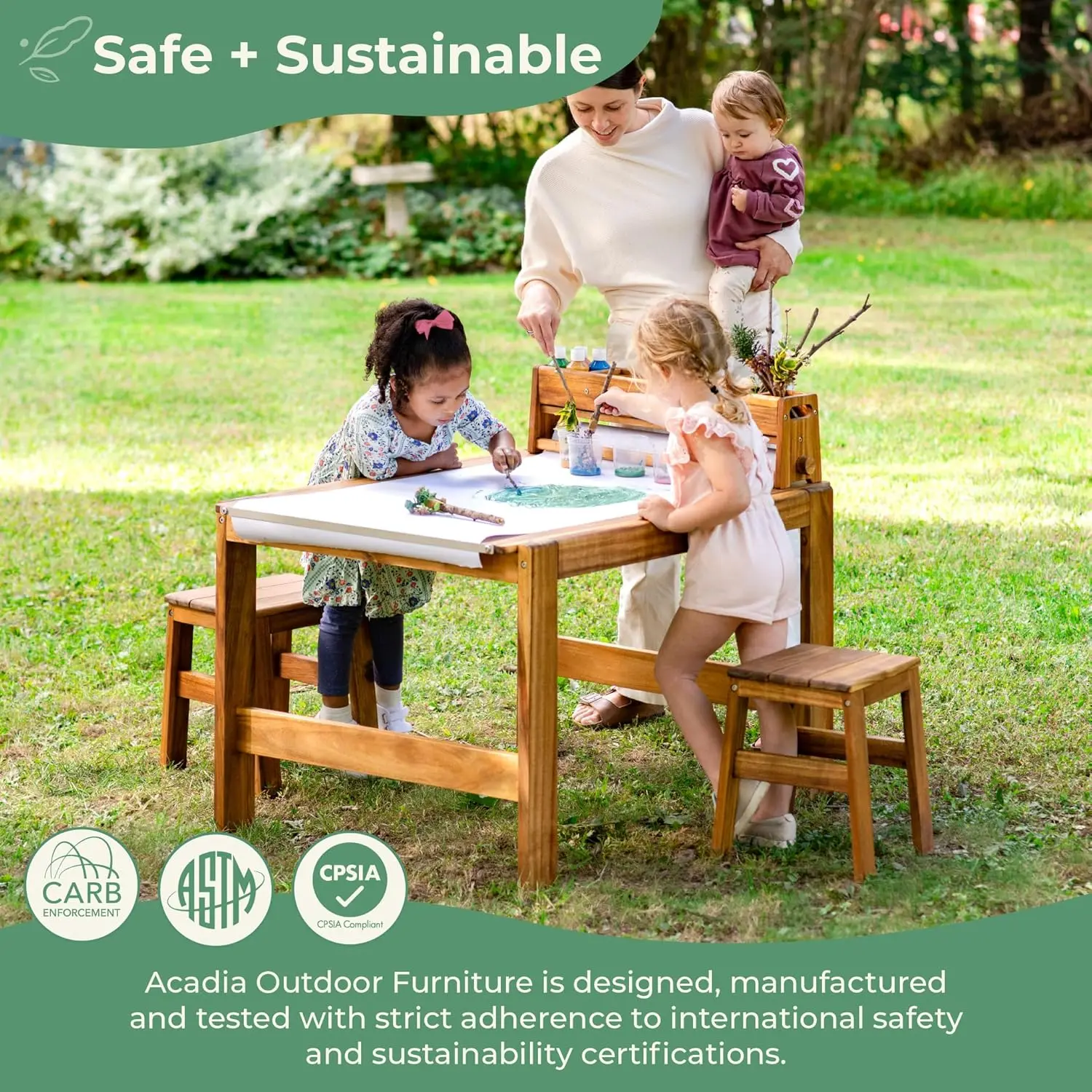 طقم طاولة وكرسي أكاديا للأنشطة - مراجعة Kids Outdoor Table And Chairs وسعره