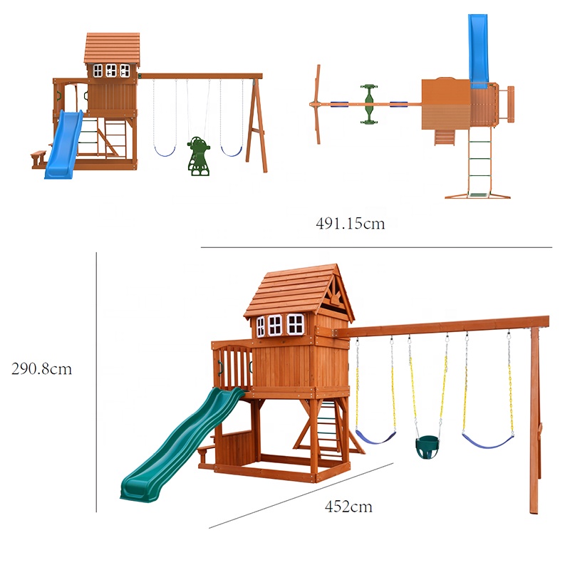 معدات ترفيهية خارجية كبيرة للأ - مراجعة Kids Outdoor Monkey Bars وسعره