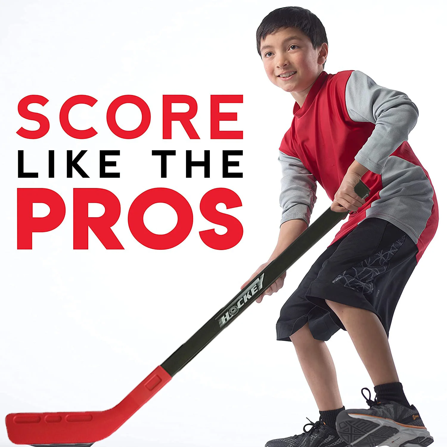 طقم عصا هوكي أرضية مع عفريت بل - مراجعة Kids Outdoor Hockey Set وسعره