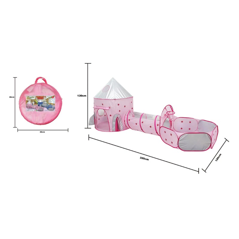 3 في 1 خيمة أطفال محمولة على ش - مراجعة Kids Outdoor House Accessories وسعره