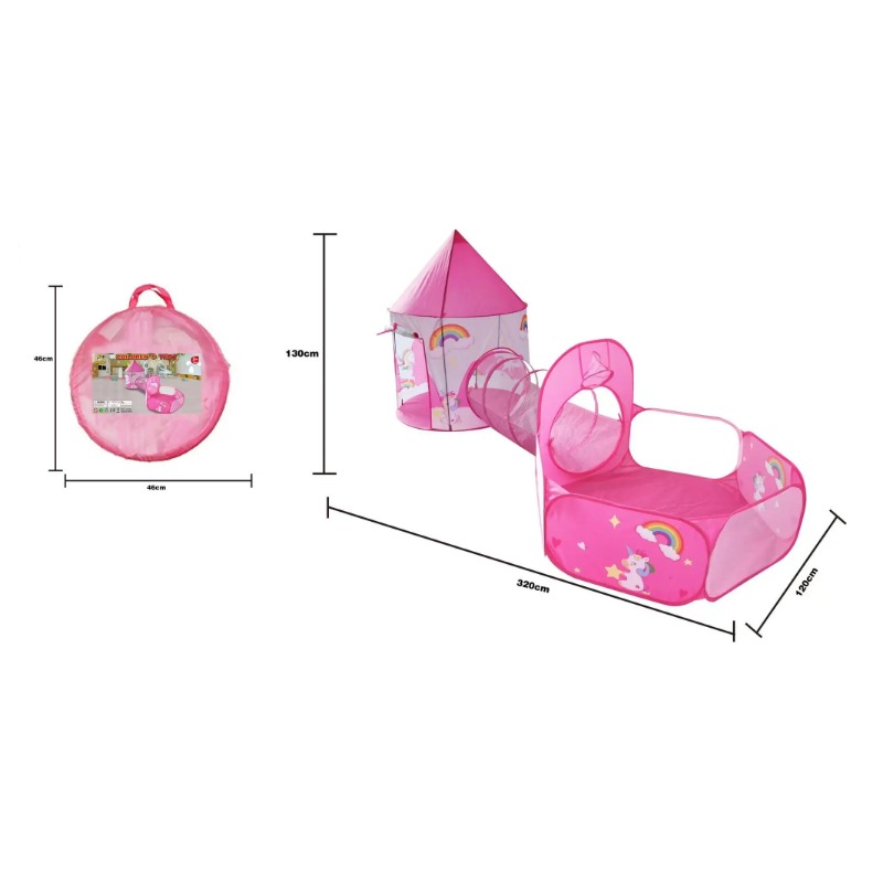 3 في 1 خيمة أطفال محمولة على ش - مراجعة Kids Outdoor House Accessories وسعره