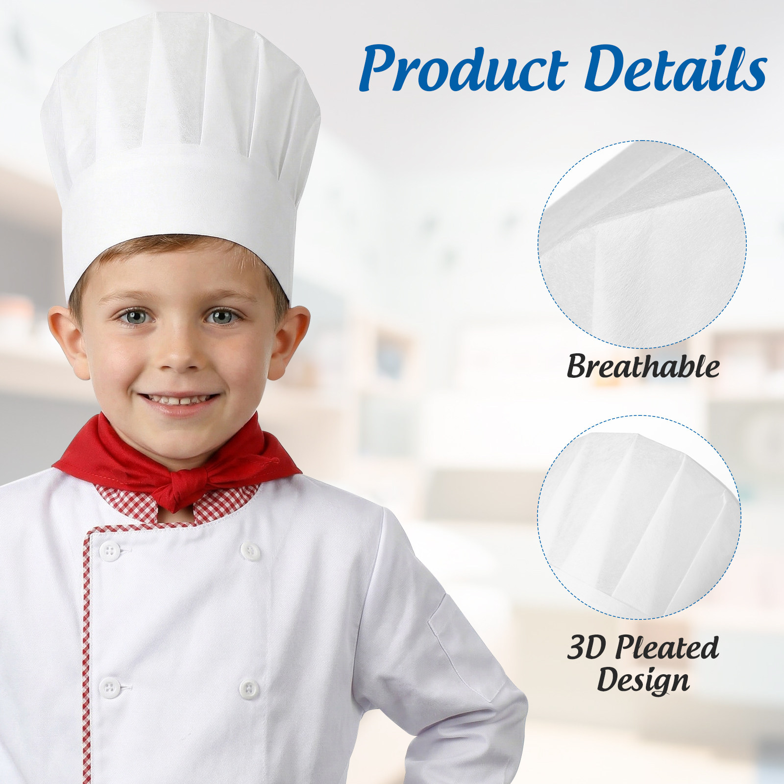 20 قطعة من قبعات الشيف الورقية - مراجعة Kids Outdoor Kitchen Accessories وسعره