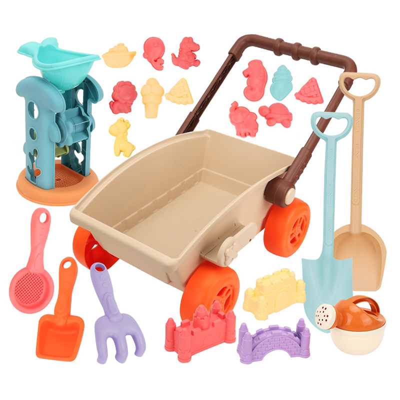 طفل عربة الشاطئ لعب لعبة رمل م - مراجعة Kids Outdoor Water Play وسعره