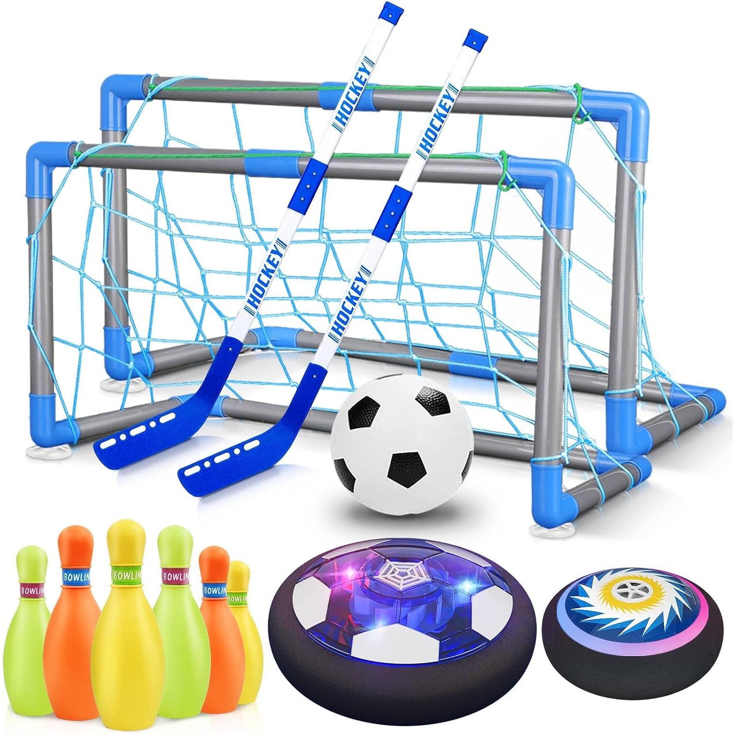مجموعة البولينج للهوكي للأطفال - مراجعة Kids Outdoor Hockey Set وسعره