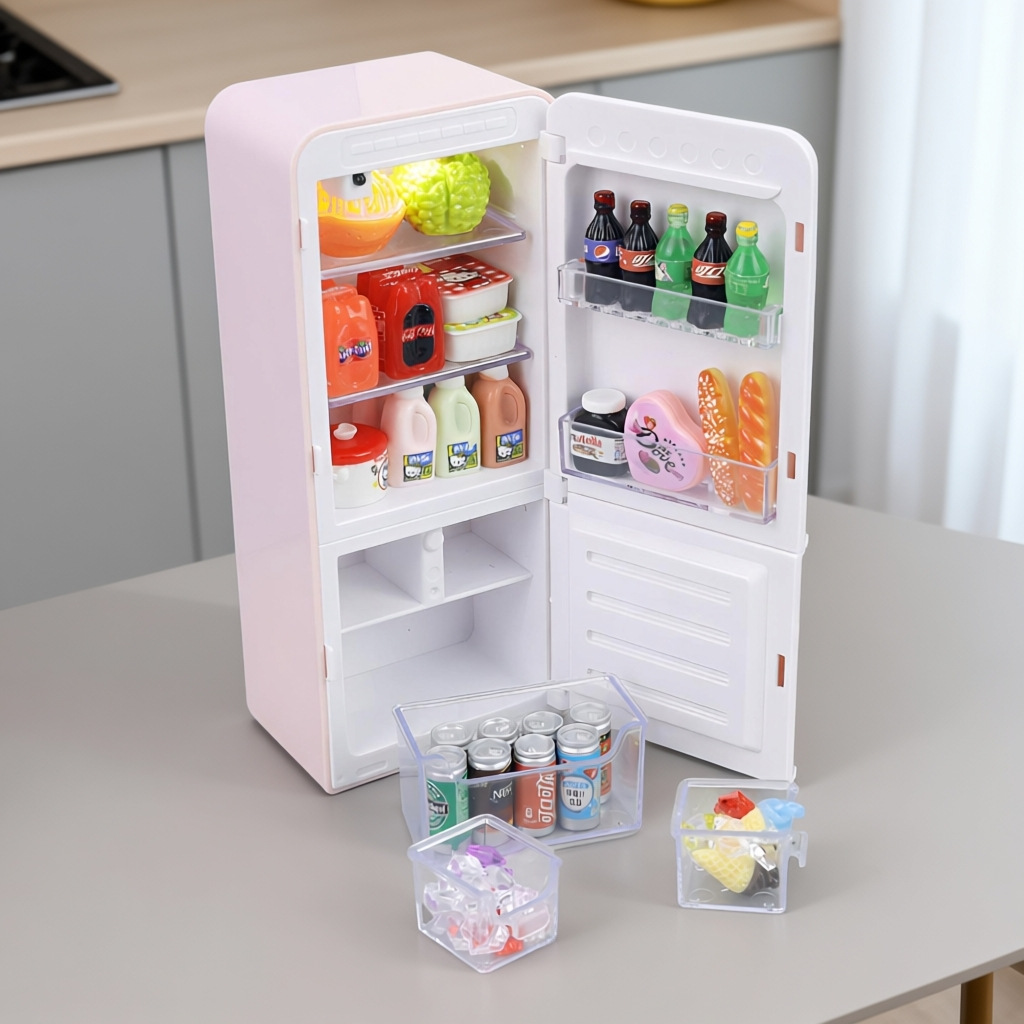 مجموعة لعب ثلاجة صغيرة للأطفال - مراجعة Kids Outdoor Kitchen Accessories وسعره