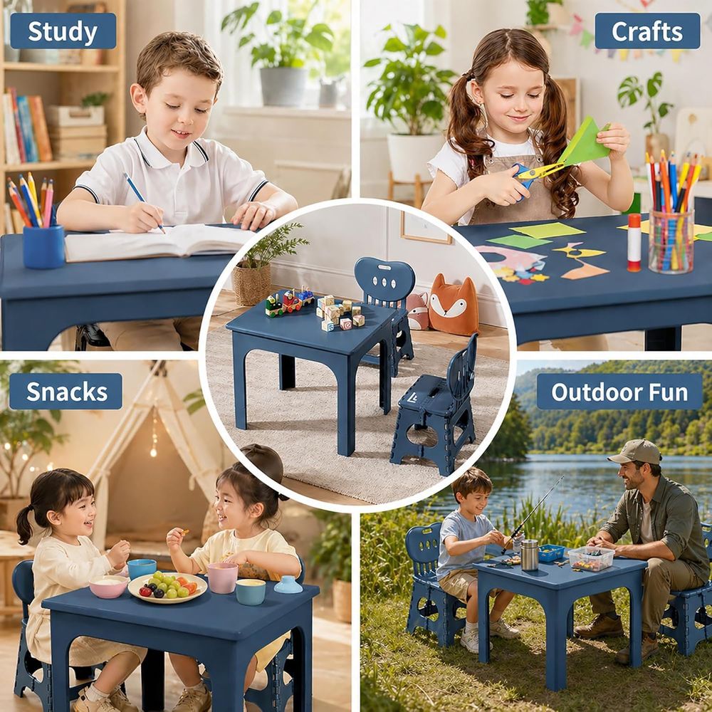 طقم طاولة وكراسي قابلة للطي، ط - مراجعة Kids Outdoor Table And Chairs وسعره
