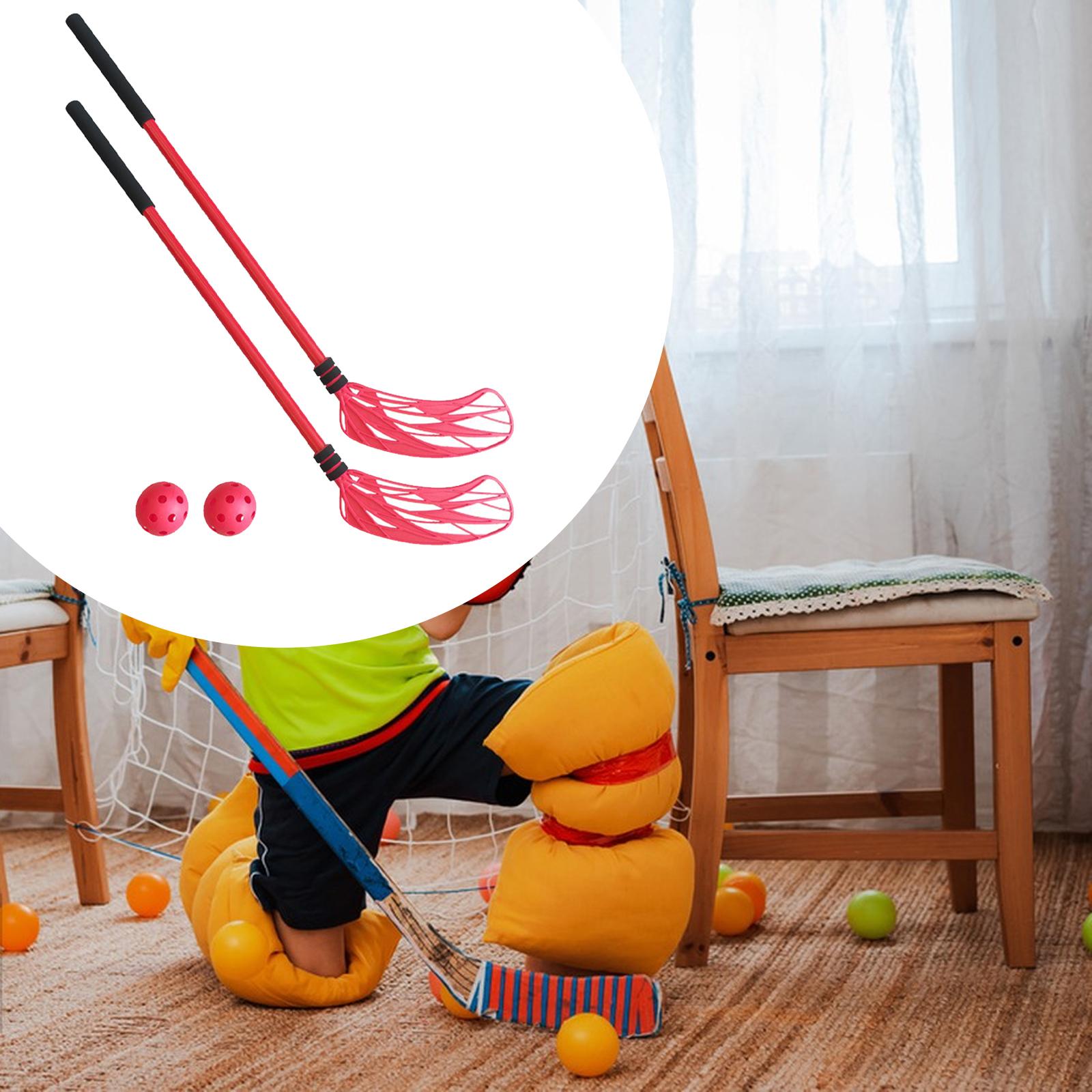 عصي هوكي الأرضية، أداة تدريب ح - مراجعة Kids Outdoor Hockey Set وسعره