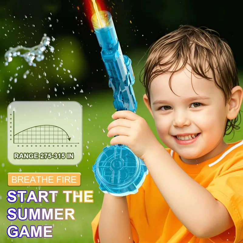مسدس ماء كهربائي مضيء بتقنية L - مراجعة Kids Outdoor Water Play وسعره