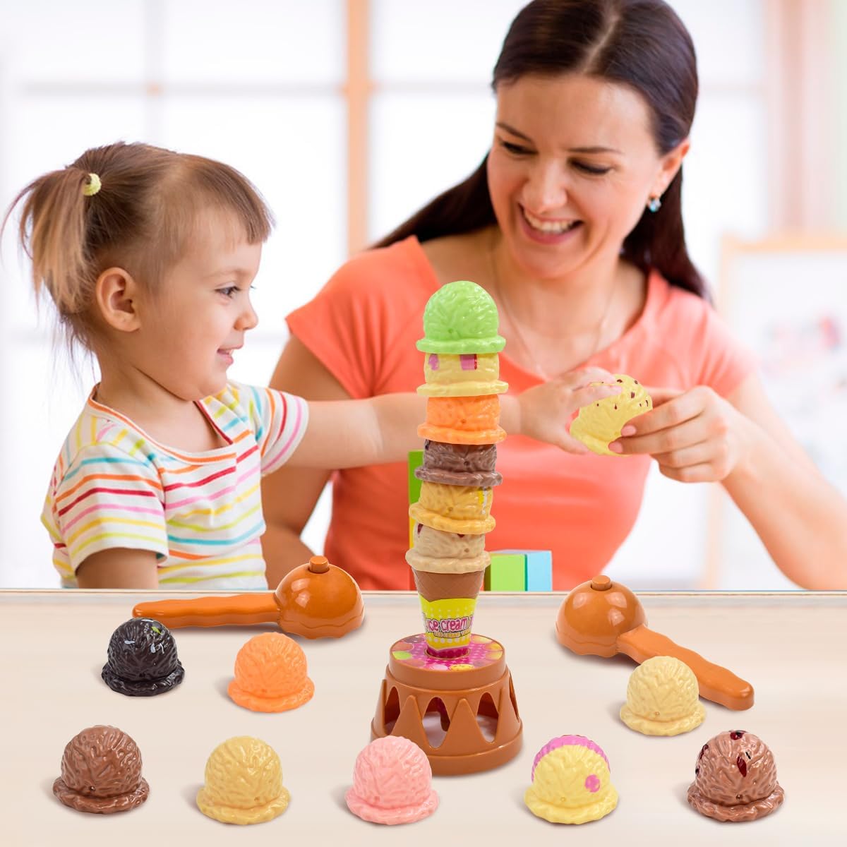 ألعاب التراص الآيس كريم للأطفا - مراجعة Kids Outdoor Kitchen Accessories وسعره