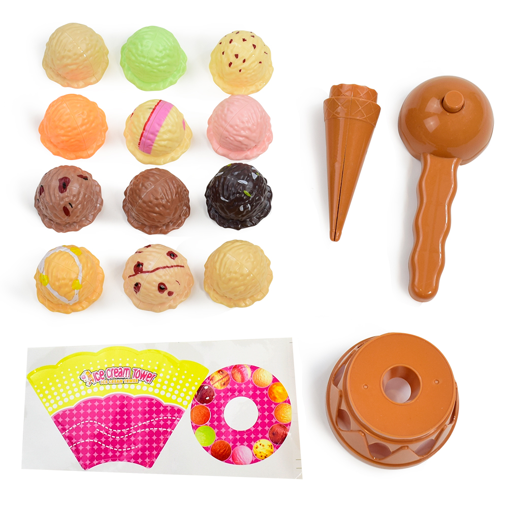 ألعاب التراص الآيس كريم للأطفا - مراجعة Kids Outdoor Kitchen Accessories وسعره