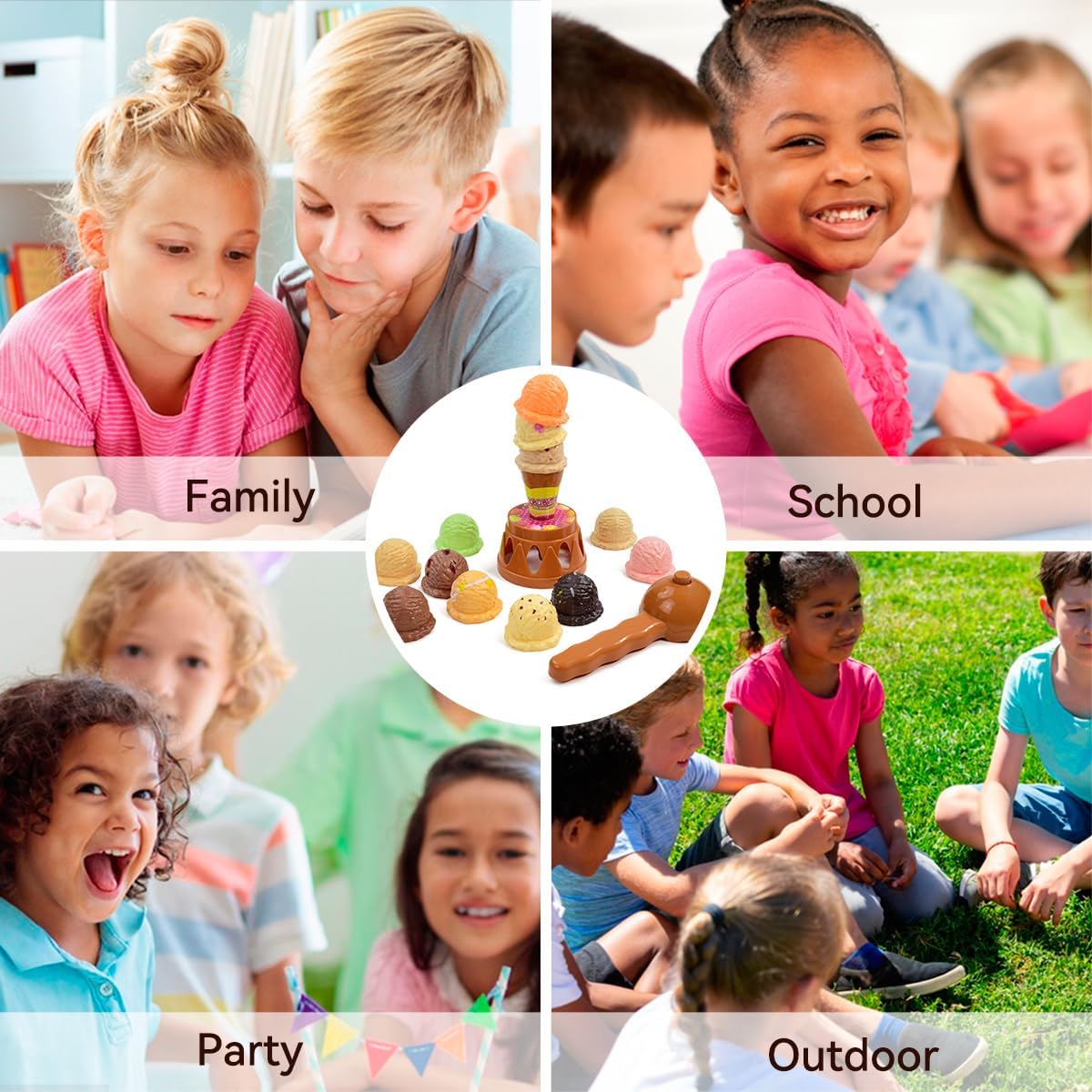 ألعاب التراص الآيس كريم للأطفا - مراجعة Kids Outdoor Kitchen Accessories وسعره