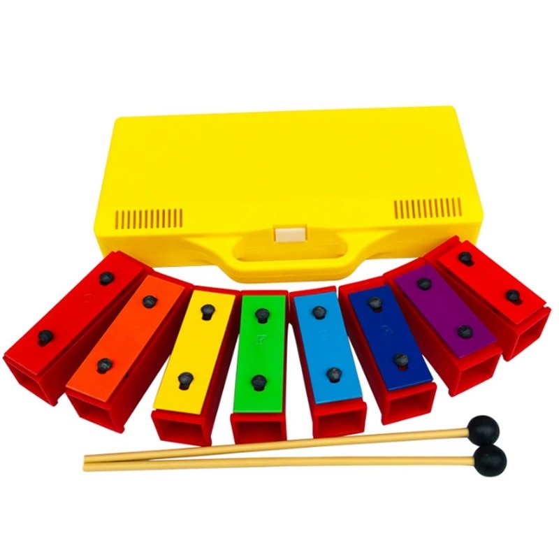 أجراس الرنان المحمولة 8 ملاحظا - مراجعة Kids Outdoor Xylophone وسعره