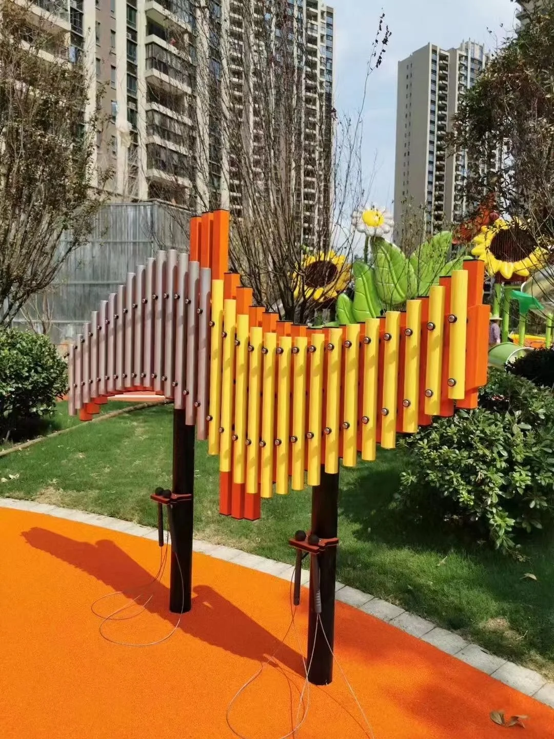 آلات موسيقية إيقاعية خارجية قا - مراجعة Kids Outdoor Xylophone وسعره