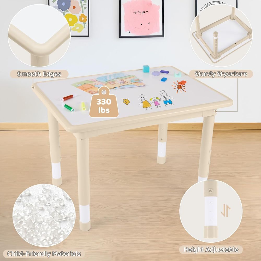 طقم طاولة و4 كراسي للأطفال، قا - مراجعة Kids Outdoor Table And Chairs وسعره
