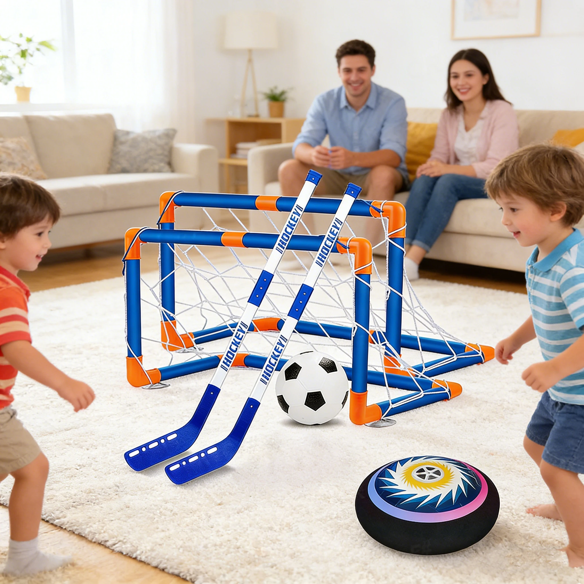 مجموعة هوكي الهواء للأطفال مع  - مراجعة Kids Outdoor Hockey Set وسعره